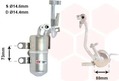 Zdjęcie produktu dla VAN WEZEL Osuszacz klimatyzacji Osuszacz 5900D126 do VOLVO V50 (545)