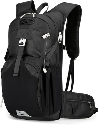 Produktbild von Mountainbike-Rucksack mit Helmabdeckung – Atmungsaktiv – Wasserabweisend
