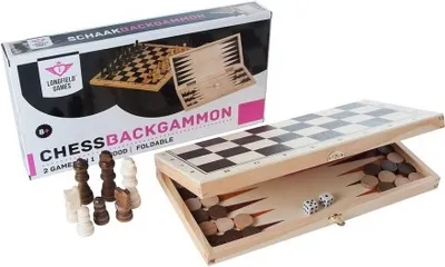 Produktbild von Longfield Schach/Dame/Backg. Kass.