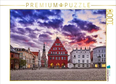 Produktbild von CALVENDO Puzzle Historische Pracht in Greifswald | 1000 Teile Lege-Größe 64 × 48 cm Foto-Puzzle für glückliche Stunden