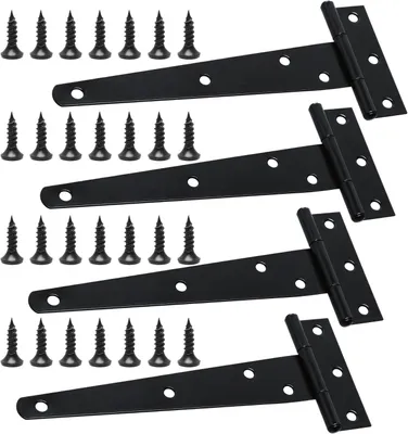 Imagen del producto de Bisagra pesada, 150 mm, 4 unidades, galvanizada, para puertas y ventanas