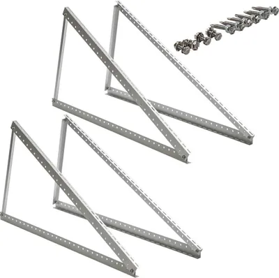 Obrázek produktu pro Držák pro solární panely - nastavitelný úhel sklonu 0°-90° (2ks)