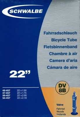 Produktbild von Schwalbe DV 8B 22 Zoll Schlauch Dunlop Ventil