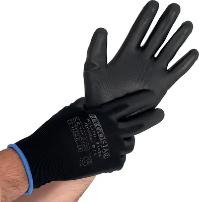 Produktbild von Franz Mensch Arbeitshandschuhe Black Ace Touch 10 schwarz