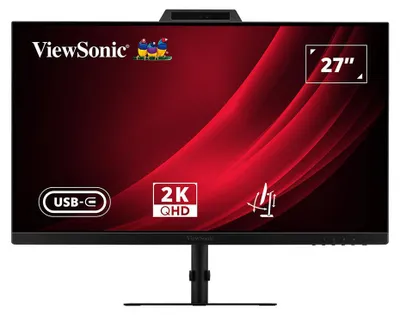 Produktbild von Viewsonic VG2741V-2K, 68,6 cm (27"), 2560 x 1440 Pixel, Quad HD, LCD, 4 ms, Schwarz