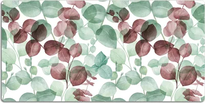 Produktbild von Schreibtischmatte Tischunterlage 120x60 cm Mauspad - Blumenmuster