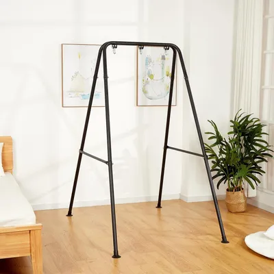 Image de SolidKeus - Support pliable et portable pour hamac, idéal pour une utilisation intérieure et extérieure