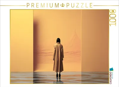Produktbild von CALVENDO Puzzle Gelbe Wand | 1000 Teile Lege-Größe 64x48cm Foto-Puzzle für glückliche Stunden