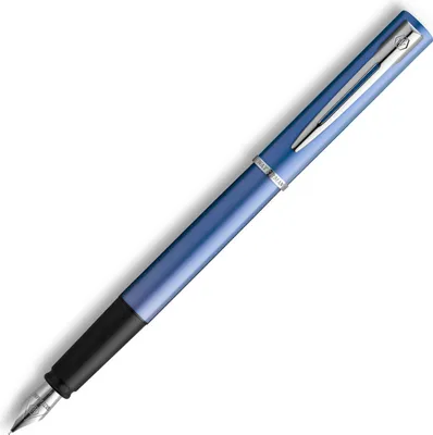 Produktbild von Waterman Allure Füller | Lackierung in Blau | Füllfederhalter Feine Spitze | Geschenkbox
