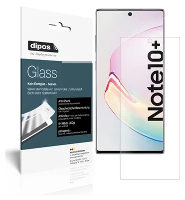 Obrázok produktu pre 2x ochranná fólia pre Samsung Galaxy Note 10 Plus 5G matná - proti nárazom 9H fólia dipos Glass plastové sklo