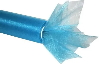 Produktbild von Deko-Organza 48 cm, 1 Stück, türkis