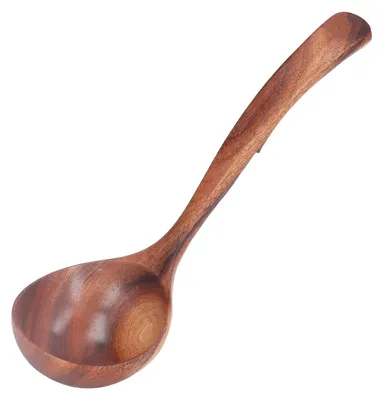 Immagine prodotto di Cucchiaio di legno per cucinare, con manico lungo in legno di acacia