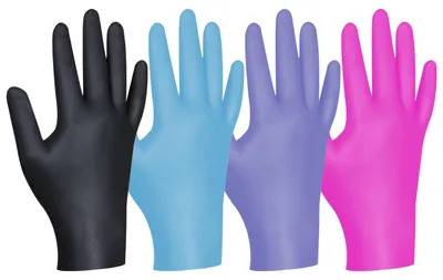 Produktbild von Gebol Einweghandschuhe ungepudert Gr. M Multi Color 80 Stück