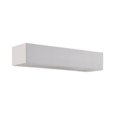 Produktbild von Lindby Wandleuchte Wandlampe Arya Up Down Weiß Gips Bemalbar G9