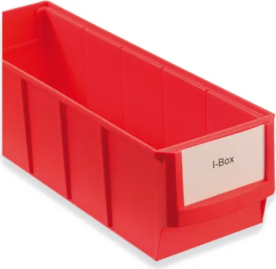 Produktbild von SparSet 600x Etikett für schmale Industrieboxen | Breite 7cm