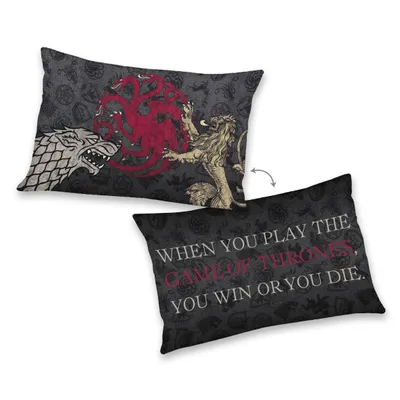 Produktbild von Game of Thrones Soft Velboa Kissen / 30x50 cm