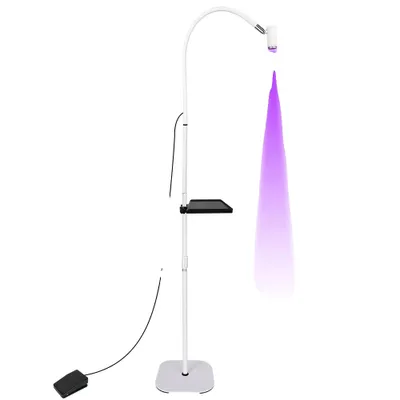 Produktbild von Skládací podlahová laserová lampa, UV světlo pro vytvrzování lepidla, výškově nastavitelná , BÍLÁ, EU