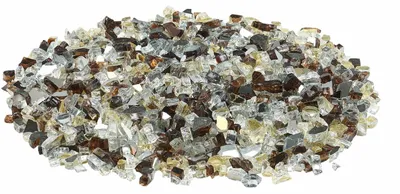 Produktbild von SucceBuy Feuerglas, 4,5 kg, Glassteine, 12,7 mm reflektierende Glasperlen für Feuerstellen, Glasfelsen für Kamine, Feuerkristalle, Feuerperlen, geeignet für Gaskamine, golden, transparent, kupferfarben