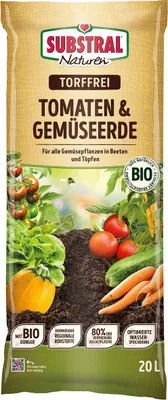 Produktbild von SUBSTRAL® Naturen®Tomaten & Gemüseerde torffrei 20 Liter