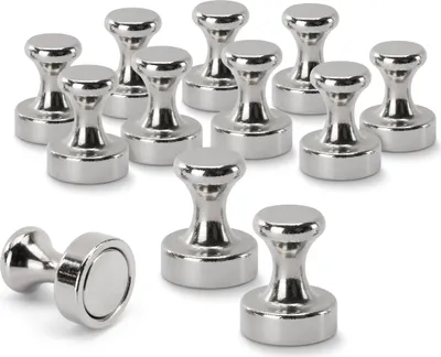 Produktbild von Neodym Magnetpins, 16 x 20 mm, 12 Stück