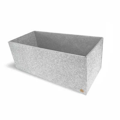 Produktbild von Aufbewahrungsbox CLEAN Filz 33 x 70 x 28 cm ohne Deckel in hellgrau meliert