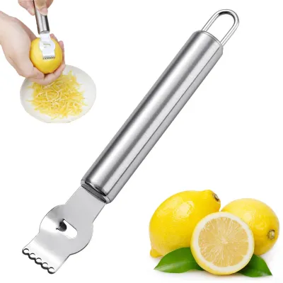 Zitronenschäler aus Edelstahl, 16,5 cm, für Zitrusfrüchte