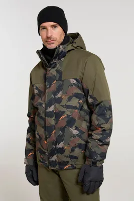Immagine prodotto di Mountain Warehouse - Giacca e pantaloni da sci da uomo MW2073 (XXL) (Khaki-Brown)