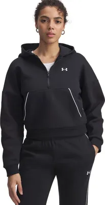 Produktbild von Under Armour Rival Flc Piped Hz Hoodie - black, Größe:S