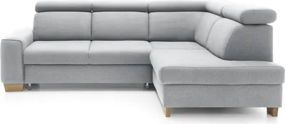 Produktbild von Kaiser Möbel Ecksofa, Eckcouch, Ecksofa BARDO stoff Neve Grau Rechts