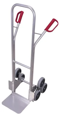 Produktbild von VARIOfit Aluminium Treppenkarre mit 2 dreiarmigen Radsternen Schaufel 320 x 245 mm
