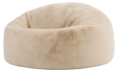 Produktbild von Icon Kingston Kunstfell Flauschig Sitzsack mit Füllung, Beige
