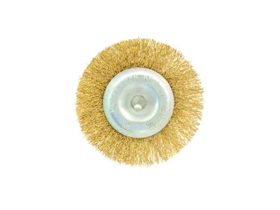 Image de Brosse métallique pour perceuse – fil cannelé 100 mm 06657
