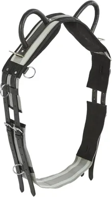 Image de Harnais de longe Busse DOUBLE, taille:sang chaud, couleur:noir
