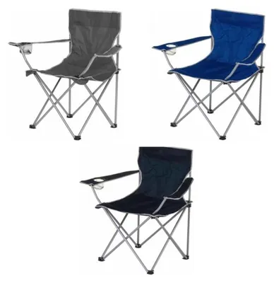 Zdjęcie produktu dla Lifetime Garden Folding Chair With Cup Holder 80 Cm Assorted