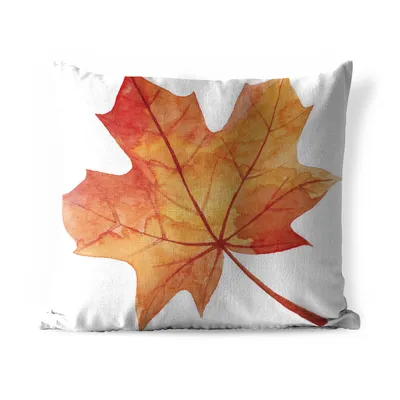 Produktbild von MuchoWow® Outdoor Kissen - Herbst - Zeichnung - Blatt - 60x60 cm - Wetterfest - Lounge Kissen - Dekoration - Schlaf Kissen