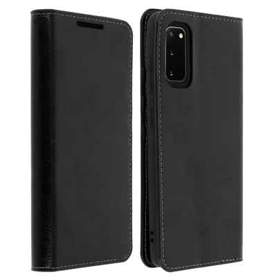 Immagine prodotto di Avizar, custodia in pelle con portafoglio per Samsung Galaxy S20, colore nero
