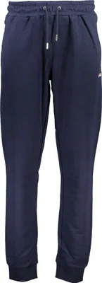 Produktbild von Blaue Herren-Sporthose aus Baumwolle mit Taschen & Stickerei