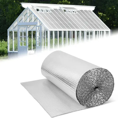 Produktbild von Aopunly Isolierfolie Dämmfolie 1x30m 200g/m² Thermofolie Reflexionsfolie Isolierung 3-4mm Aluminium