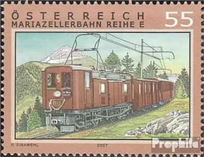 Produktbild von Briefmarken Österreich 2007 Mi 2663 (kompl.Ausg.) gestempelt Eisenbahn