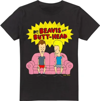 Obrázek produktu pro Beavis & Butthead - "Couch OG" Tričko pro muže TV6302 (M) (Černá)