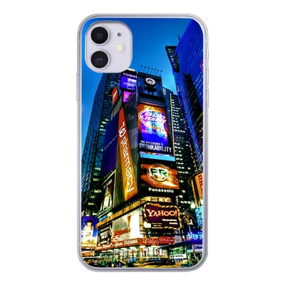 Produktbild von MuchoWow® Handyhülle Schutzhülle Hülle für iPhone 11 New York - Nacht - USA Silikon Softcase Handy Hülle - Handytasche