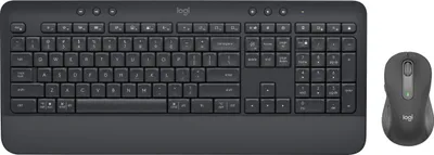 Produktbild von Logitech Signature MK650 Combo for Business Tastatur-Maus-Set kabellos grafit