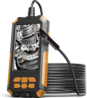 Produktbild von Endoskopkamera Profi Endoskop mit mit 2 Kameras LED Licht und 4.3 Zoll Vollfarbbildschirm Inspektionskamera Endoscope mit Wasserdicht IP67 Objektiv Retoo