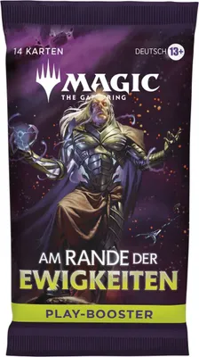 A Magic the Gathering booster pack with a fantasy illustration.