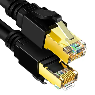 Obrázek produktu pro Síťový kabel Cat 8 40 Gbit/s High Speed 2000 MHz Dvojité stínění 26 AWG Cat 8 Ethernet kabel pro notebook router 10 metrů / 32,8 stop