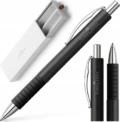 Immagine prodotto di Faber-Castell biros Essentio Pelle nera; 148889