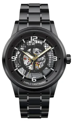 Zdjęcie produktu dla Carlo Cantinaro CC1001MB008 – męski zegarek z mechanizmem automatycznym