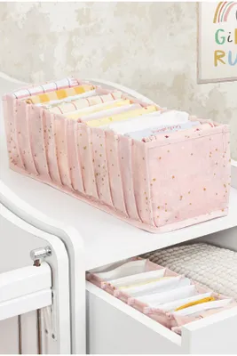 Immagine prodotto di Evila Originals, Serilda- DRL1305, Rosa, Cesti portabiancheria, 43 cm x 15 cm, 100% POLIPROPILENE