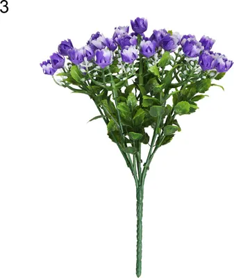 Produktbild von 1 Bouquet Realistische künstliche Blüten Zier umweltfreundliche DIY-Kunstblumen für Garten-3
