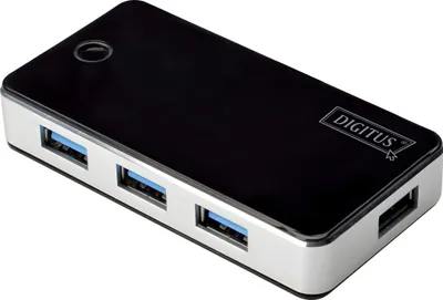 Obrázek produktu pro DIGITUS USB 3.0 Hub, 4-port schwarz